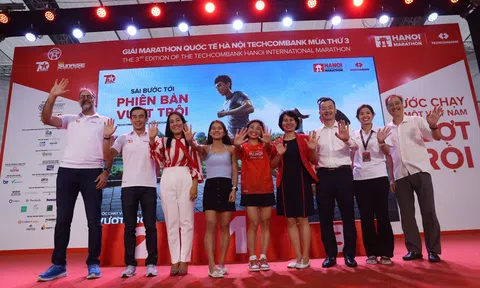 Hơn 10.000 vận động viên tham dự Giải Marathon Quốc tế Hà Nội Techcombank Mùa thứ 3