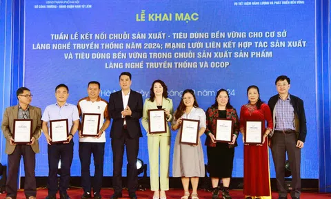 Khai mạc "Tuần lễ kết nối chuỗi sản xuất, tiêu dùng bền vững cho cơ sở làng nghề truyền thống năm 2024