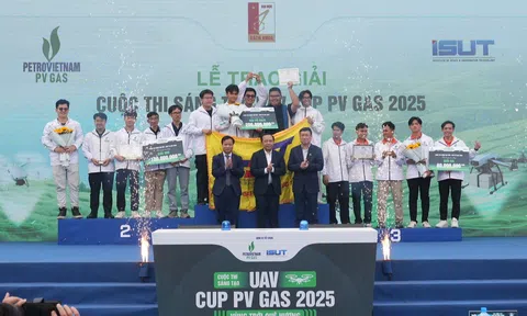 Đại học Tôn Đức Thắng giành giải Nhất Cuộc thi Sáng tạo UAV 2025 - Cup PV GAS, thúc đẩy kinh tế tầm thấp Việt Nam
