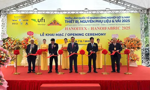 HanoiTex & HanoiFabric 2025 Khai mạc, Hướng tới Kim ngạch 46 tỷ USD