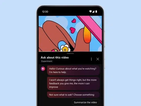 YouTube thử nghiệm tính năng AI tạo sinh