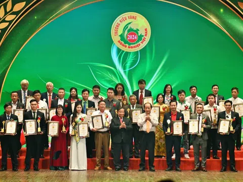 Lễ tôn vinh “Thương hiệu Vàng nông nghiệp Việt Nam” năm 2024