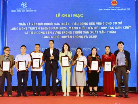 Khai mạc "Tuần lễ kết nối chuỗi sản xuất, tiêu dùng bền vững cho cơ sở làng nghề truyền thống năm 2024