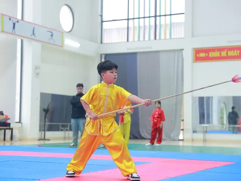 Nam Phù sôi nổi giải thể thao học sinh môn Wushu năm học 2025–2026