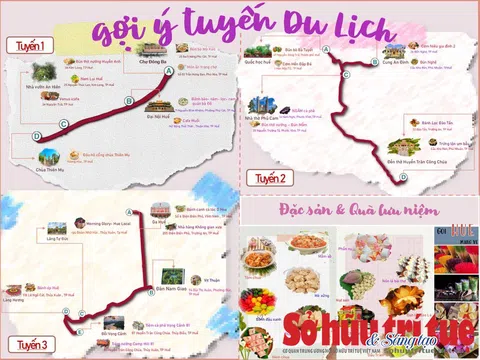 Sinh viên Huế sáng tạo khởi nghiệp với bản đồ kết hợp du lịch và ẩm thực