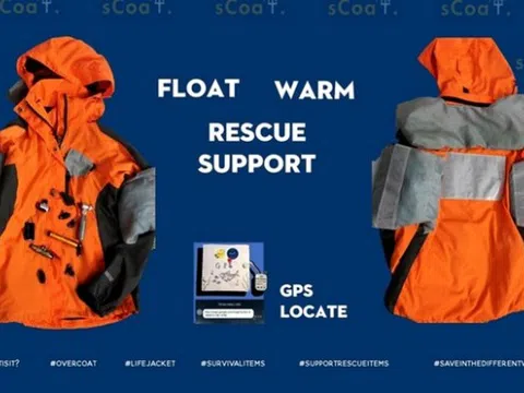 Sinh viên chế tạo áo khoác tự nổi khi xuống nước