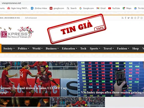 Lật tẩy website mạo danh cơ quan báo chí