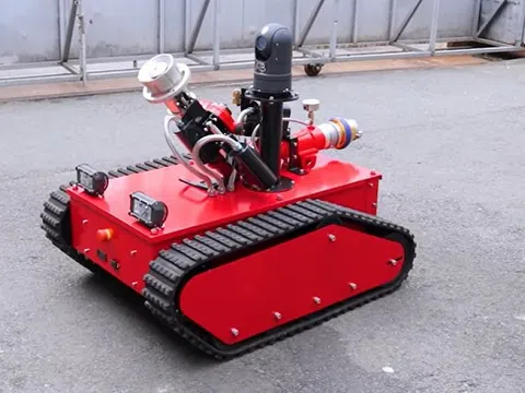 Sáng chế Việt: Robot chữa cháy mini phục vụ cứu nạn trong các hẻm nhỏ ở thành thị