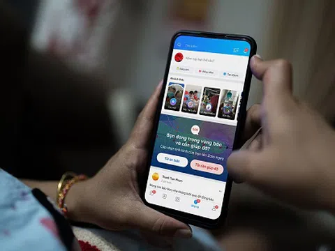 Zalo khởi động lại tính năng cho phép người dân vùng bão tìm kiếm trợ giúp khẩn cấp
